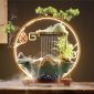Tiểu Cảnh Thác Khói Trầm Hương Di Lặc Thác Nước TKTH-001