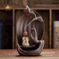 Thác Khói Sứ Chú Tiểu Tọa Thiền Tay Phật TKTH-008